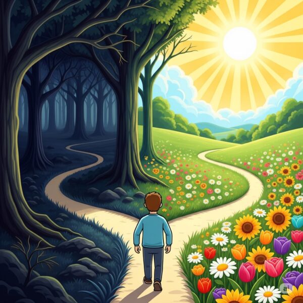 Right and wrong paths